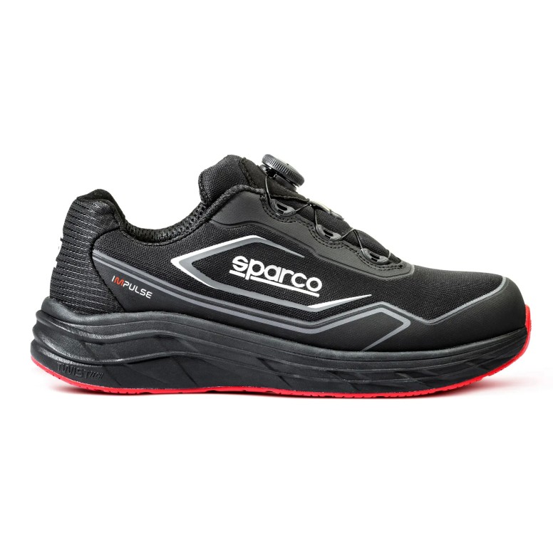 chaussures de securite basses sans metal avec fermeture boa sparco impulse rotor s1ps sr fo hro esd btb0019b0k12 2